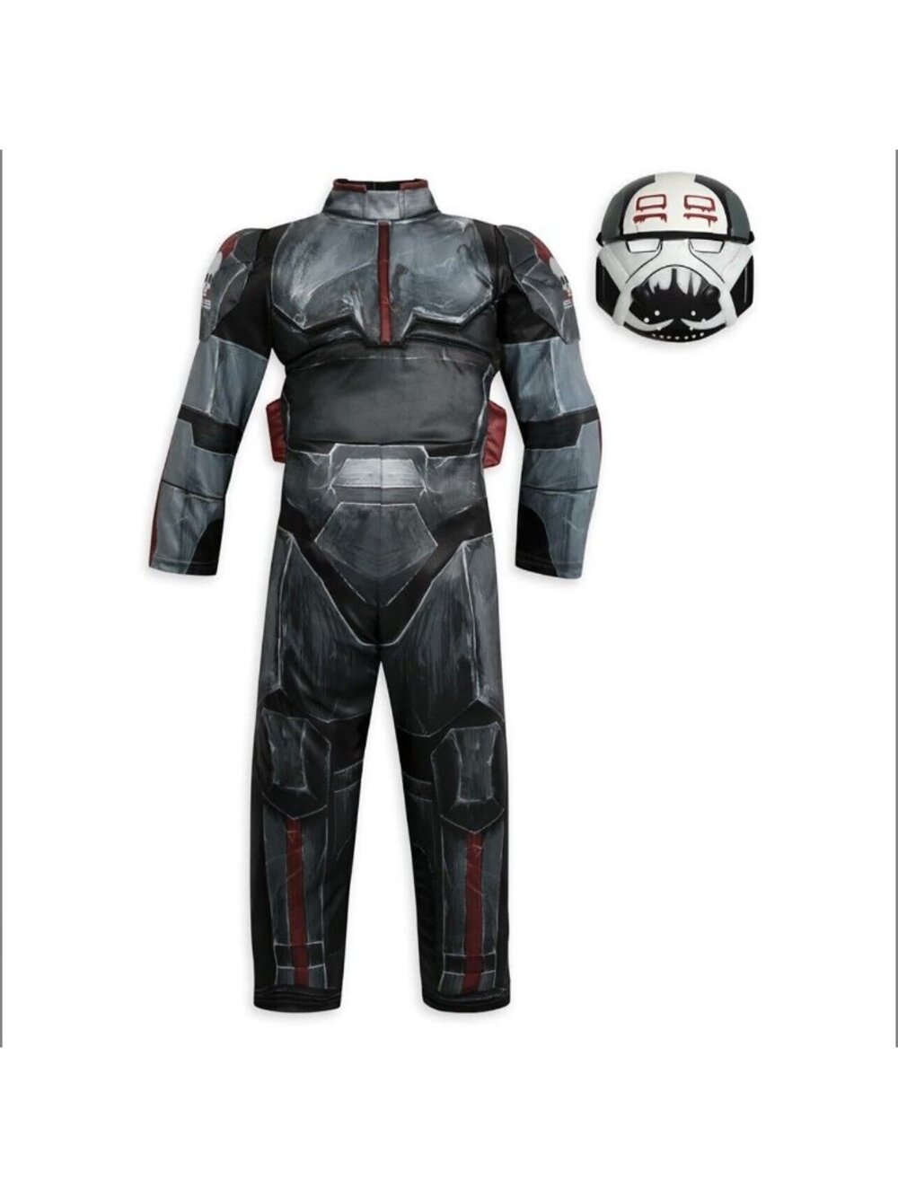 Disney Star Wars The Bad Batch Crosshair Costume Glow-In-The-Dark Mask Kids M - Picture 2 of 8